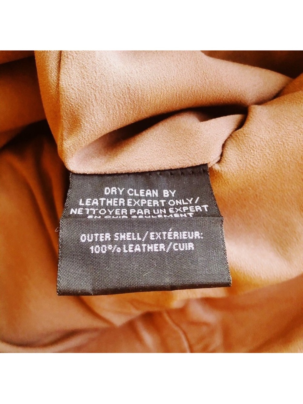 LAMARQUE PEGGY A Line Lthr Skirt Camel - NWT - Picture 5 of 11